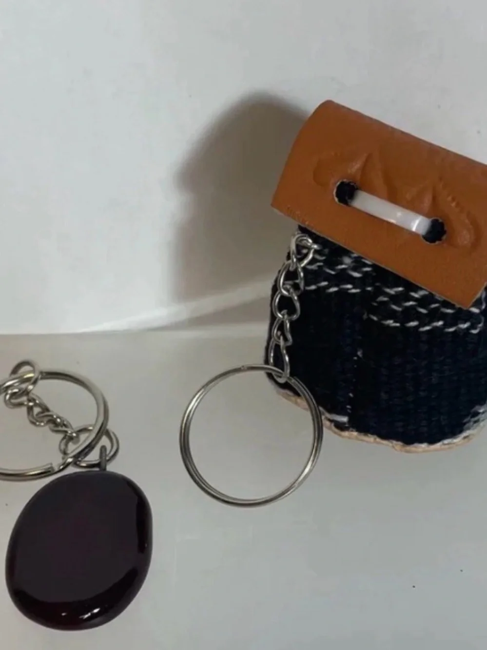 Two Keychains El Salvador Backpack Art Design Travel Souvenir Backpacker